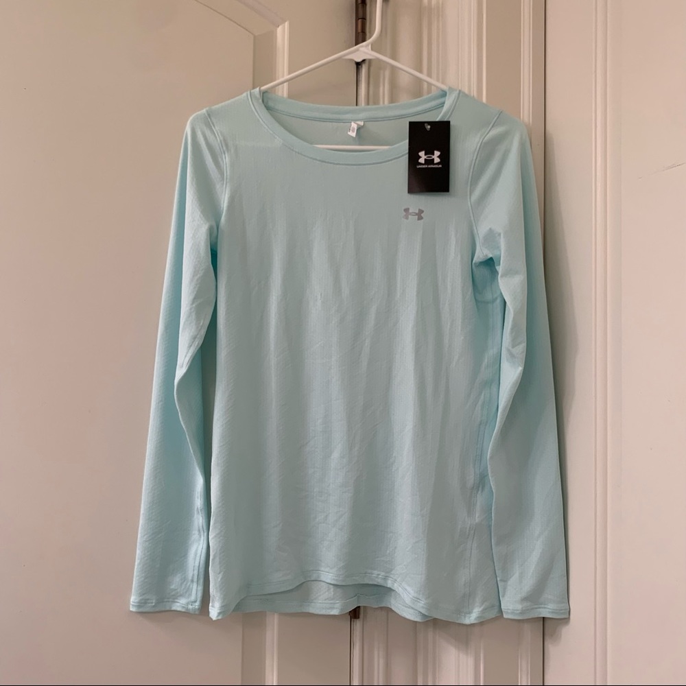 NEW under armour heatgear fitted long sleeve